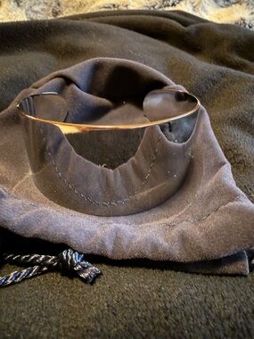 Classic Open Cuff Bracelet in Polished Gold